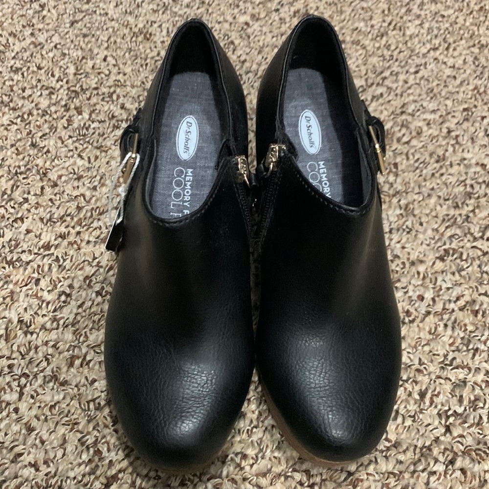 Dr. Scholls Memory Foam Cool Fit ankle boots-black-size 6
